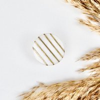 Runder Weißer Möbelknopf Marmor-Türknopf Messing-Türknopf Runder Weißer Möbelknopf Marmor-Türknopf Messing-Türknopf von ElalaDesign