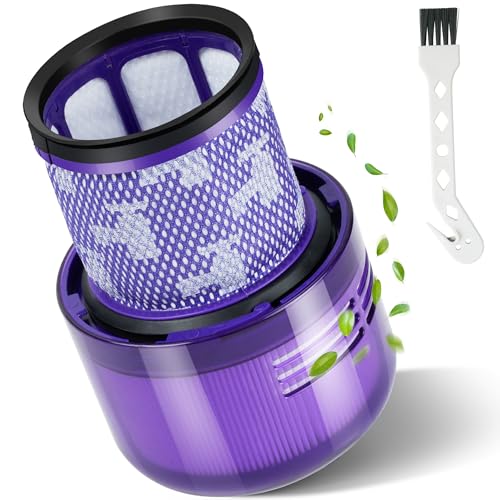 Filter kompatibel mit Dyson V11 V15 SV14 SV17 SV22 Detect Absolute V11 Animal V11 Absolute Torque Drive Fluffy Complete Pro, Staubsaugerzubehör mit 1 Reinigungsbürste von Elalove