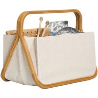 Prym Korb Fold Und Store Canvas Bambus 45x27x37cm 612.563 von ElasMasche