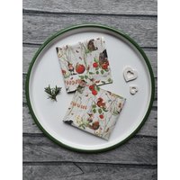 Stoffservietten Für Kinder 2 Stk., Kinderservietten Baumwolle, Zweilagig, Tischwäsche, Servietten Kindergeburtstag, Geschenk von ElasNaehwerkDesign
