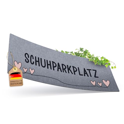 ElbFuchs® Schuhparkplatz Fußmatte 100x35cm | Ideale Schuhmatte Abtropfmatte und Schuhunterlage | Waschbare Fussmatte und Schuhabstreifer für Innen von ElbFuchs