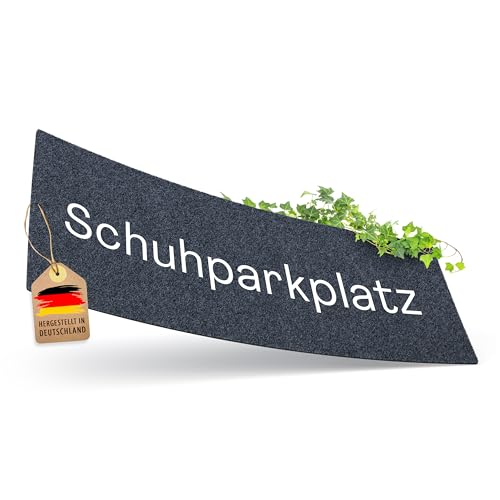 ElbFuchs® Schuhparkplatz Fußmatte 100x35cm | Ideale Schuhmatte Abtropfmatte und Schuhunterlage | Waschbare Fussmatte und Schuhabstreifer für Innen von ElbFuchs