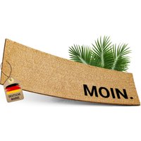 Elbfuchs® Kokos Fußmatte Moin Schmal | 75x25cm Extra Rutschfeste Kokosmatte Fußabstreifer Türvorleger Innen Und Außen von ElbFuchs