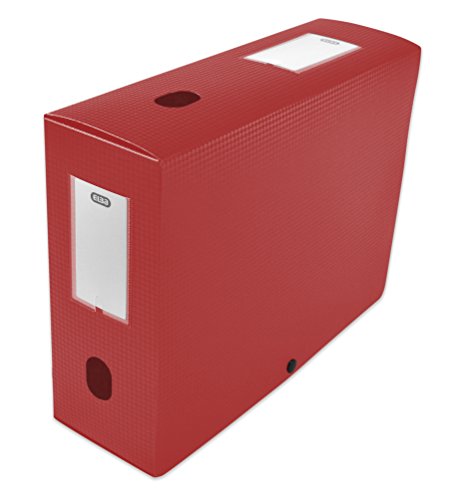 ELBA 400094577 Heftbox zu montieren Rücken 100 mm Polypropylen blickdicht 24 x 32 cm rot von Elba