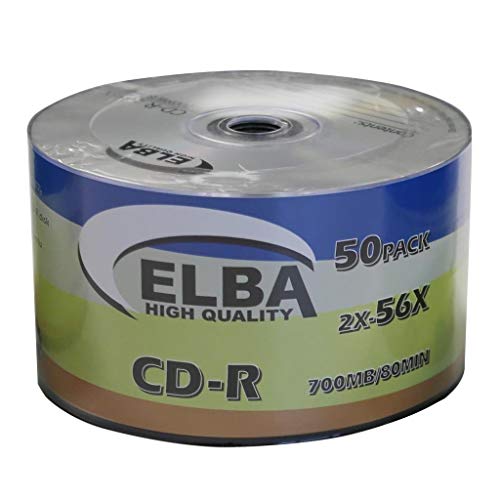 ELBA CD-R 700MB-80MIN 56 x 50ER SHRING von Elba