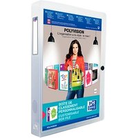 OXFORD Heftbox Polyvision 4,0 cm transparent von OXFORD