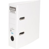 ELBA Ordner 100022642 rado plast A5 hoch 7,5cm PVC weiß von Elba