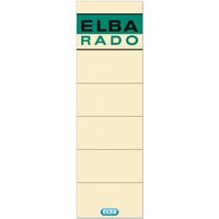 ELBA Ordneretiketten für 8 cm Rückenbreite 59,0 x 190,0 mm von Elba