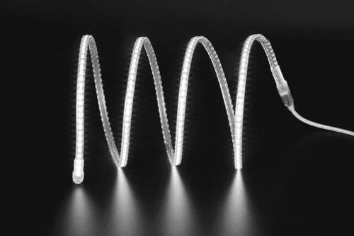 Elbe 1-50M Kaltweiß LED-Streifen 60 LEDs pro Meter Wasserdicht IP65 Dimmbar 230V (10M) von Elbe