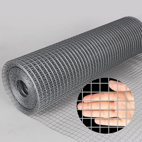 Elbe 1M x 15M Maschendraht Garten-Schutznetz Maschengröße 15mm x 15mm Verzinkt Vogelkäfignetz Gartenzaun Drahtgitterzaun von Elbe