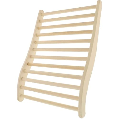 Elbe XXL Rückenlehne Sauna, Kanadischer Schierling Rückenlehne, S Form Rückenlehne, Ergonomisch, 58x38cm von Elbe