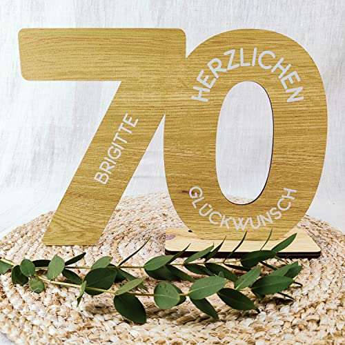 70 Geburtstag Frauen/Männer - Deko Gästebuch Geburtstag 70, 70. Geburtstag Männer Geschenk 70. Geburtstag Deko 70 Geburtstag Mann Tischdeko 70, 70 Jahre - Personalisierbar mit Namen aus Holz 70 Geburtstag Frauen/Männer - Deko Gästebuch Geburtstag 70, 70. Geburtstag Männer Geschenk 70. Geburtstag Deko 70 Geburtstag Mann Tischdeko 70, 70 Jahre - Personalisierbar mit Namen aus Holz von Elbeffekt