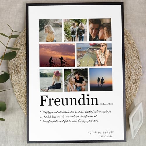 Elbeffekt Freundin Geschenk Weihnachten - Personalisiertes Fotogeschenk auf Holz - Geburtstagsgeschenk Freundin, Freundin Geschenk, Geschenke Für Freundin, Beste Freundin, Geschenk Freundin, 8 Bilder von Elbeffekt