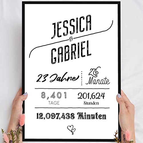 Elbeffekt Holzbild 23 Jahrestag - Liebeserklärung - 23 Hochzeitstag - personalisierbar zum Hinstellen/Aufhängen Opt. beleuchtet, Jahrestag Geschenk für Ihn & Sie - persönliches Geschenk Elbeffekt Holzbild 23 Jahrestag - Liebeserklärung - 23 Hochzeitstag - personalisierbar zum Hinstellen/Aufhängen Opt. beleuchtet, Jahrestag Geschenk für Ihn & Sie - persönliches Geschenk von Elbeffekt