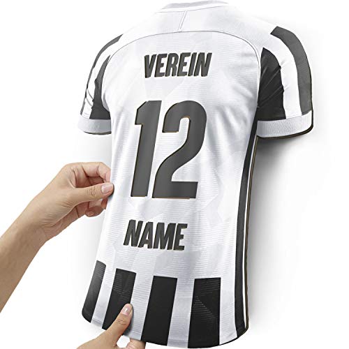 Elbeffekt Trikotlampe für Turin Fans aus Holz - personalisierbares Geschenk - schenke dein individuellen Turin Fanartikel aus Echtholz von Elbeffekt