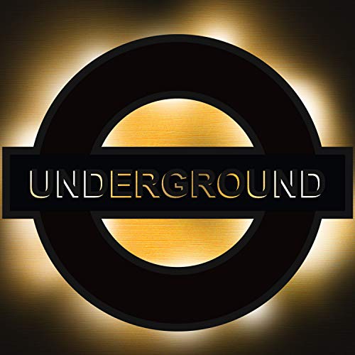 Underground Lampe aus Holz - personalisierbares Geschenk für London Liebhaberinnen - London Deko - personalisierbar zum Hinstellen/Aufhängen - Underground Geschenk - persönliches Geschenk von Elbeffekt