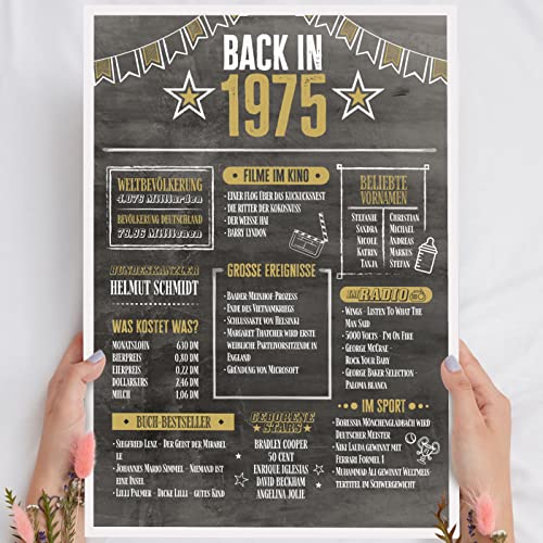 50 Geburtstag Mann & Frau Holzbild Back in 1975 Chronik personalisierbar zum Hinstellen/Aufhängen opt. beleuchtet, 50 Geburtstag Frauen & Männer, 50 Geburtstag Frau, 50. Geburtstag Frau & Mann Deko 50 Geburtstag Mann & Frau Holzbild Back in 1975 Chronik personalisierbar zum Hinstellen/Aufhängen opt. beleuchtet, 50 Geburtstag Frauen & Männer, 50 Geburtstag Frau, 50. Geburtstag Frau & Mann Deko von Elbeffekt