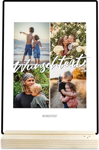 Team Geschenk - Wunschtext Holzbild Foto Geschenke personalisiert - Jahrestag Geschenkidee Für Sie, Geschenk Für Freundin, Zeichnungen, Valentinstag Geschenke Für Frauen, Wir, Liebe Geschenkidee von Elbeffekt