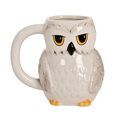Elbenwald Harry Potter Hedwig 3D Collection Teelichthalter 10,1 x 14 x 9 cm Keramik weiß von Elbenwald