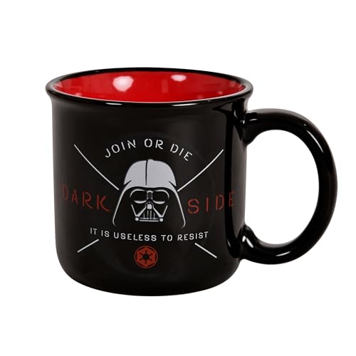 Elbenwald Star Wars Tasse mit Darth Vader Logo und Schriftzug Motiv 400 ml Keramik Schwarz Rot Elbenwald Star Wars Tasse mit Darth Vader Logo und Schriftzug Motiv 400 ml Keramik Schwarz Rot von Elbenwald