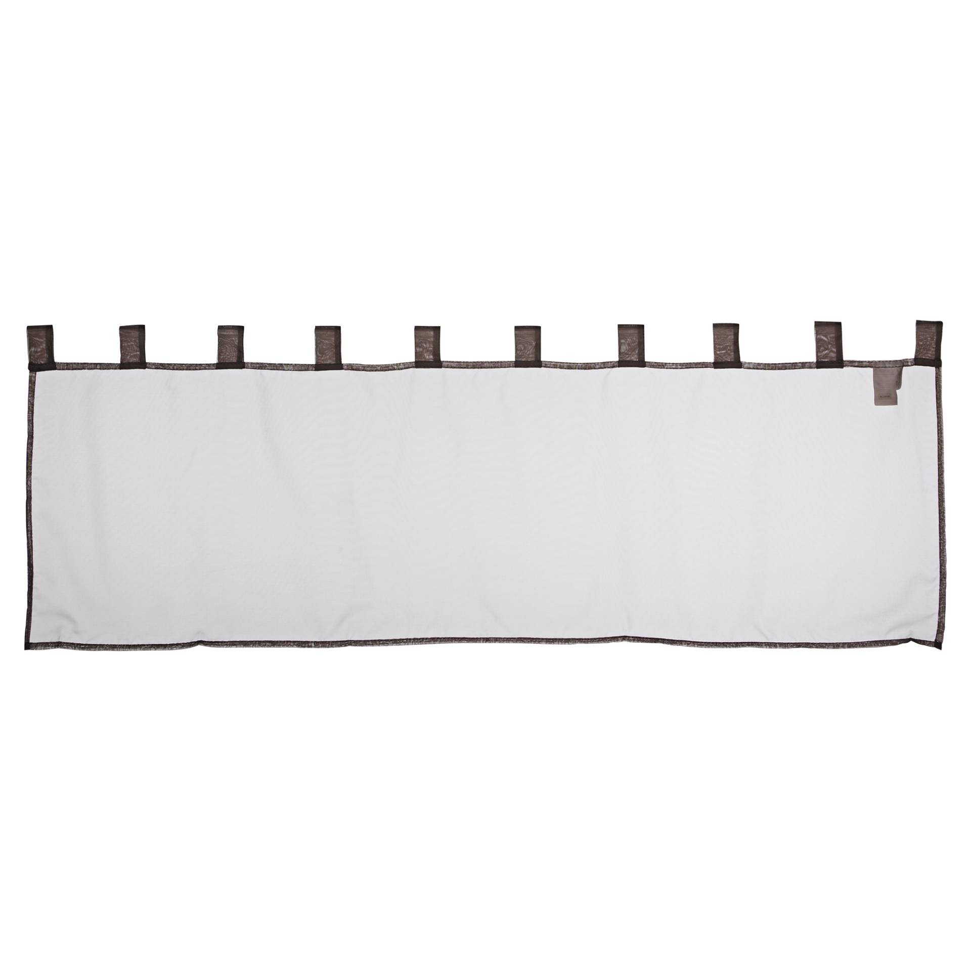 Elbersdrucke Bistrogardine "Basic" grau 140 x 48 cm von Elbersdrucke