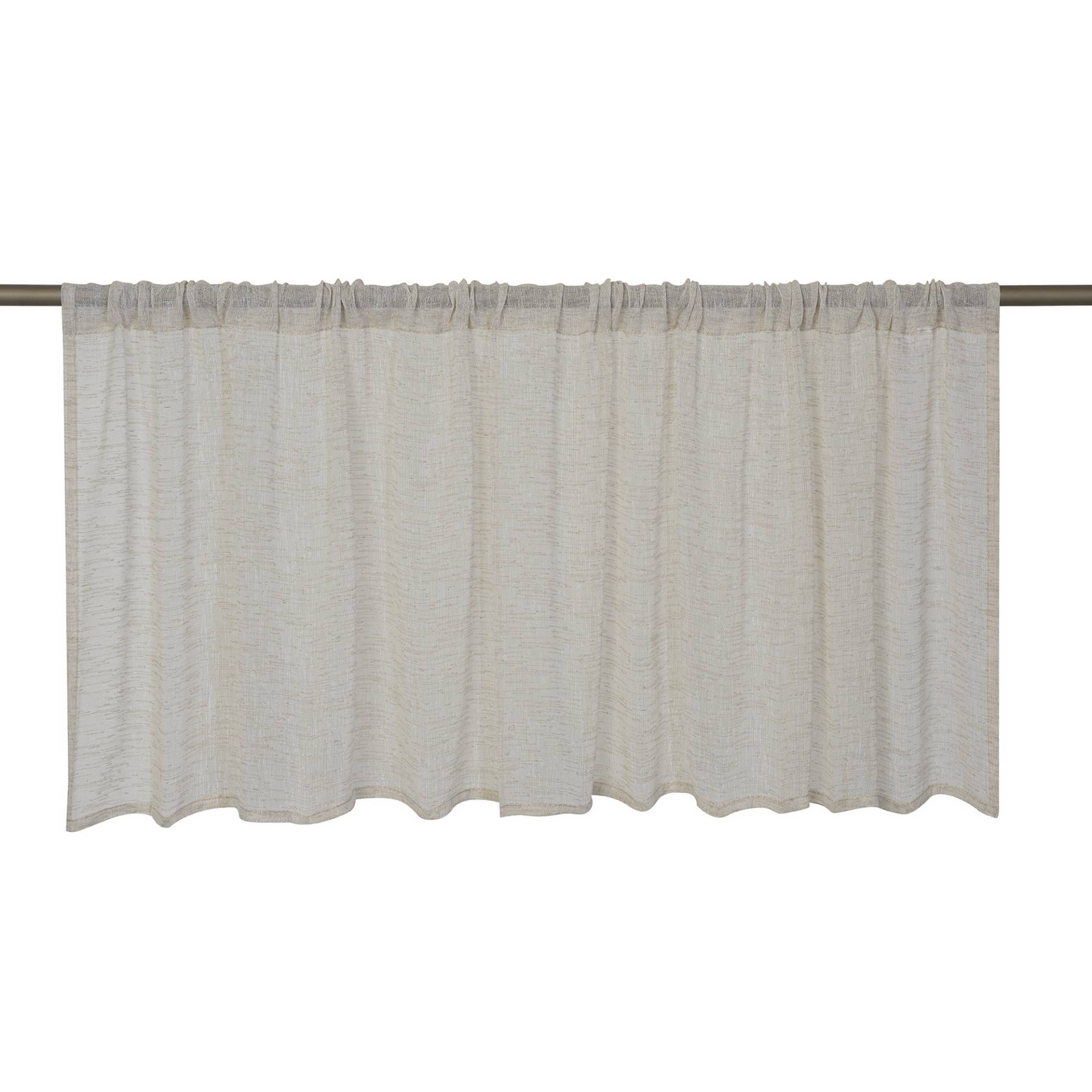 Elbersdrucke Bistrogardine 'Liem' beige 140 x 48 cm von Elbersdrucke