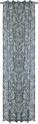 Elbersdrucke Gardine mit verdeckten Schlaufen Bahia 03 grün-weiß 255X135cm 201333 Vorhang für das Wohnzimmer Schlafzimmer Küche Flur Kinderzimmer Elbersdrucke Gardine mit verdeckten Schlaufen Bahia 03 grün-weiß 255X135cm 201333 Vorhang für das Wohnzimmer Schlafzimmer Küche Flur Kinderzimmer von Elbersdrucke