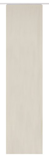 Elbersdrucke Schiebevorhang Lino 09 beige, 245 x 60 cm, blickdicht Flächenvorhang Wohnzimmer Schlafzimmer Flur 190293 von Elbersdrucke