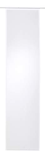 Elbersdrucke halbtransparenter Schiebevorhang Kiruna Uni 00 weiß 245 x 60 cm Flächenvorhang für Wohnzimmer Schlafzimmer Flur 195380 von Elbersdrucke