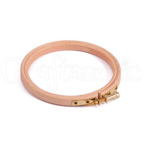 ElbeseeStickrahmen mit Metall-Schraubbefestigung, Holz, 10,2 cm (4 Zoll). ElbeseeStickrahmen mit Metall-Schraubbefestigung, Holz, 10,2 cm (4 Zoll). von Elbesee