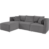 andas Ecksofa "Nöre", (3 Teile), zusammengesetzt aus Modulen, in vielen Bezugsqualitäten und Farben von Andas