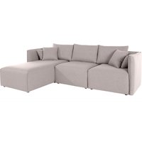 andas Ecksofa "Nöre", (3 Teile), zusammengesetzt aus Modulen, in vielen Bezugsqualitäten und Farben von Andas