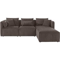andas Ecksofa "Nöre", (3 Teile), zusammengesetzt aus Modulen, in vielen Bezugsqualitäten und Farben von Andas