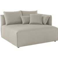 andas Ottomane "Nöre", kurzes Lounge-Modul - zum Zusammenstellen, Breite 138 cm, Tiefe 128 cm von Andas