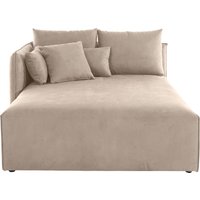 andas Ottomane "Nöre", Lounge-Modul - zum eigenen Zusammenstellen, Breite 138cm, Tiefe 168cm von Andas