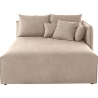 andas Ottomane "Nöre", Lounge-Modul - zum eigenen Zusammenstellen, Breite 138cm, Tiefe 168cm von Andas