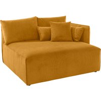 andas Ottomane "Nöre", kurzes Lounge-Modul - zum Zusammenstellen, Breite 138 cm, Tiefe 128 cm von Andas
