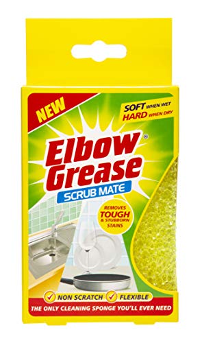 Elbow Grease Scrub Mate Schmierschwamm, Kratzfest, 7cm Wide x 11.5cm high x 3.5cm von Elbow Grease