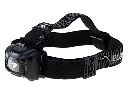 Elbrus LED Stirn-Kopflampe Scheinwerfer USB-Wiederaufladbar Wasserdicht mit Bewegungsmelder von Elbrus