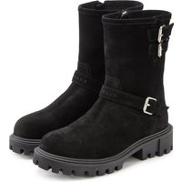Elbsand Stiefelette aus Leder mit trendigen Zierschnallen, Stiefel, Boots Elbsand Stiefelette aus Leder mit trendigen Zierschnallen, Stiefel, Boots von Elbsand