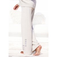 Elbsand Strickhose mit weitem Bein und eingestricktem Logo, Loungewear Elbsand Strickhose mit weitem Bein und eingestricktem Logo, Loungewear von Elbsand