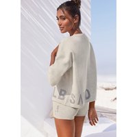 Elbsand Strickpullover aus hochwertigem Strick mit eingestricktem Logo, Loungewear Elbsand Strickpullover aus hochwertigem Strick mit eingestricktem Logo, Loungewear von Elbsand