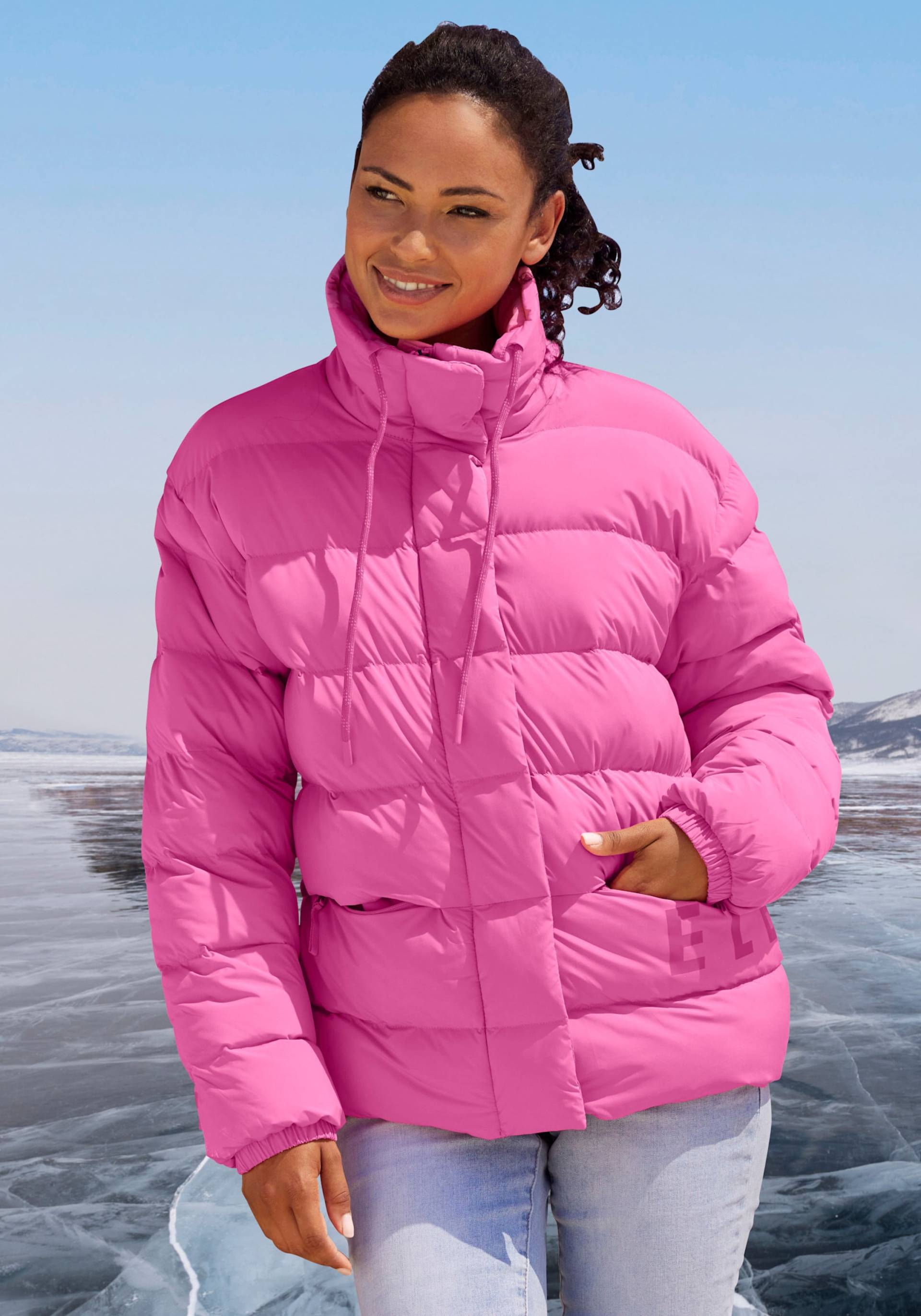 Steppjacke in pink von Elbsand von Elbsand