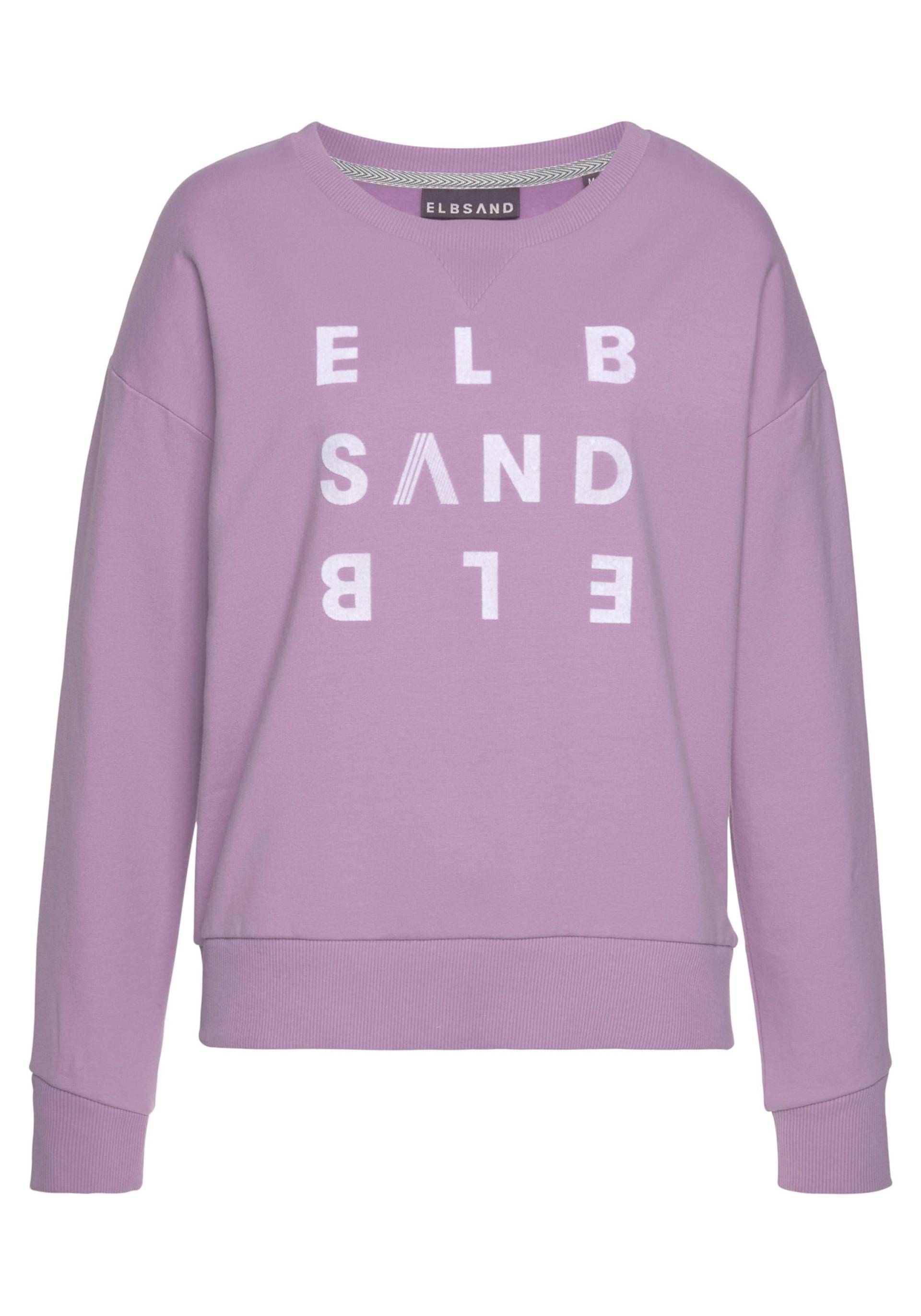 Sweatshirt in lila von Elbsand von Elbsand