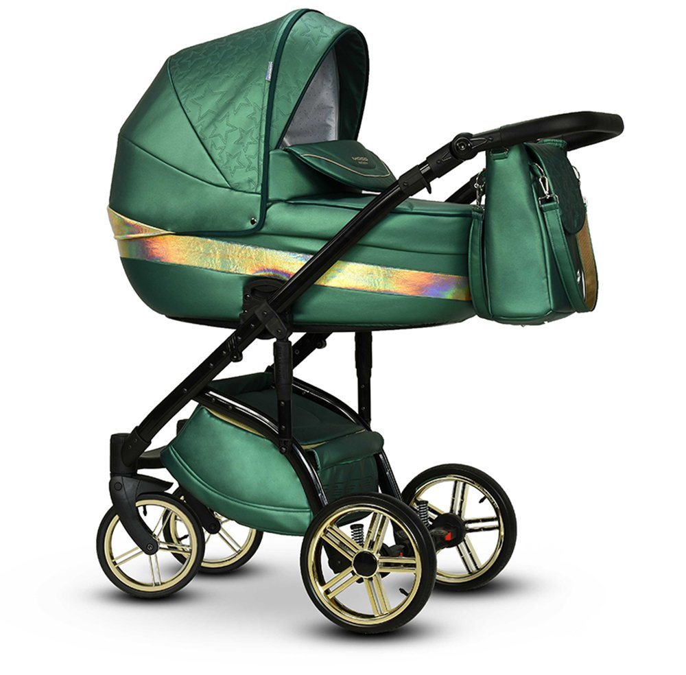 Elcar Kombi-Kinderwagen Vip Lux 2 in 1 inkl. Sportsitz und umfangreichem Zubehör in 18 Farben von Elcar