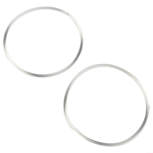 2 Stück Weiß Gummi Schleifband Kompatibel mit CMEW231 DCW210B DCW210P1 DWE6420 DWE6421 Elektrowerkzeugzubehör von Elchuiaby