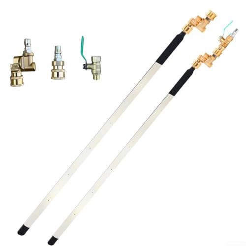 4500 PSI Heizkörper-Reinigungswerkzeug, 60 cm, Edelstahl, Auto-Heizkörper-Spülreiniger mit Schnellverbindungsanschluss (A) von Elchuiaby