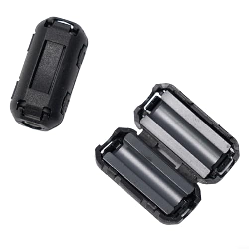 5 mm Ferritkern Rauschunterdrücker Kabel Clip Filterring zur Reduzierung von USB Firewire Telefon Audio Video Kabel 5 Stück (2 Stück) von Elchuiaby