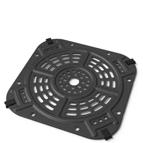 Air Fryer Ersatzplatte, quadratisch, antihaftbeschichtet, 21,5 x 21,5 cm, schwarz, für 2QT AF141 Luftfritteusen Air Fryer Ersatzplatte, quadratisch, antihaftbeschichtet, 21,5 x 21,5 cm, schwarz, für 2QT AF141 Luftfritteusen von Elchuiaby