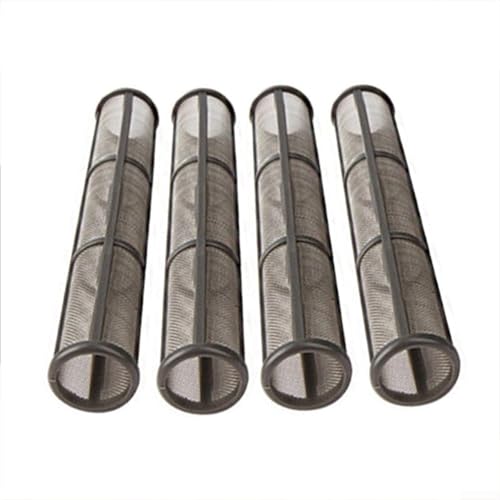 Airless-Farbsprühfilter, 4 Stück Airless-Farbsprühpumpe, Krümmerfilter 244071 244067 244068 30/60/100 Maschen, langer Filter (30 Mesh) von Elchuiaby